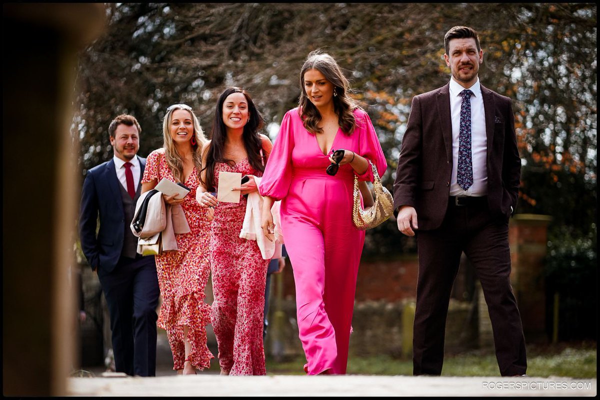 Wedding guests arrive for Harriet and Stew’s Wedding at Hazel Gap barn and All Hallows Church in Retford.
rogerspictures.com/hazel-gap-wedd…