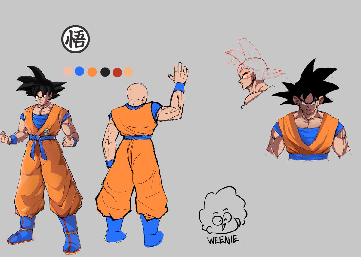 Goku Concept Art I made for fun! 
Feel free to use for referencing purposes

#RobloxDev #Robloxdevs #dbz #conceptart