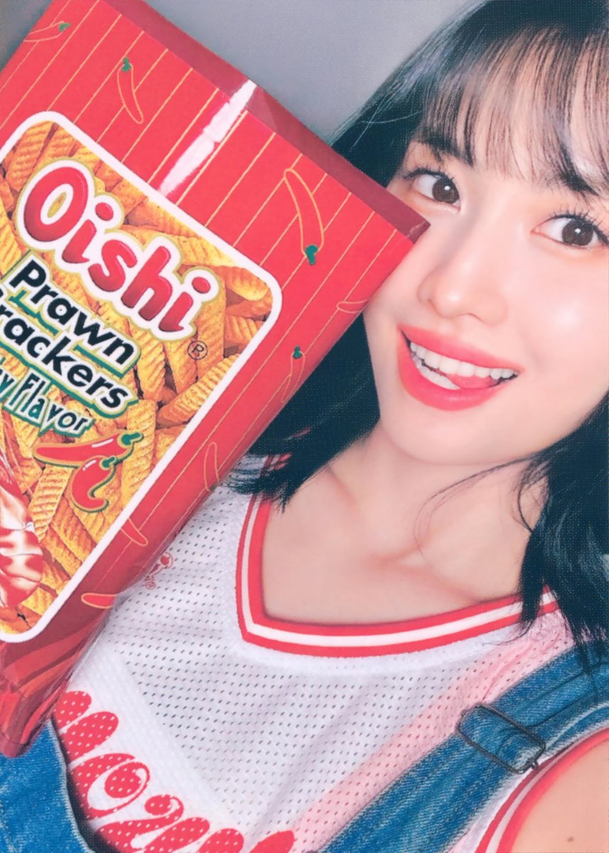SCAN] Twice x Oishi Snacktacular Fan Bag photocard (v2) Momo