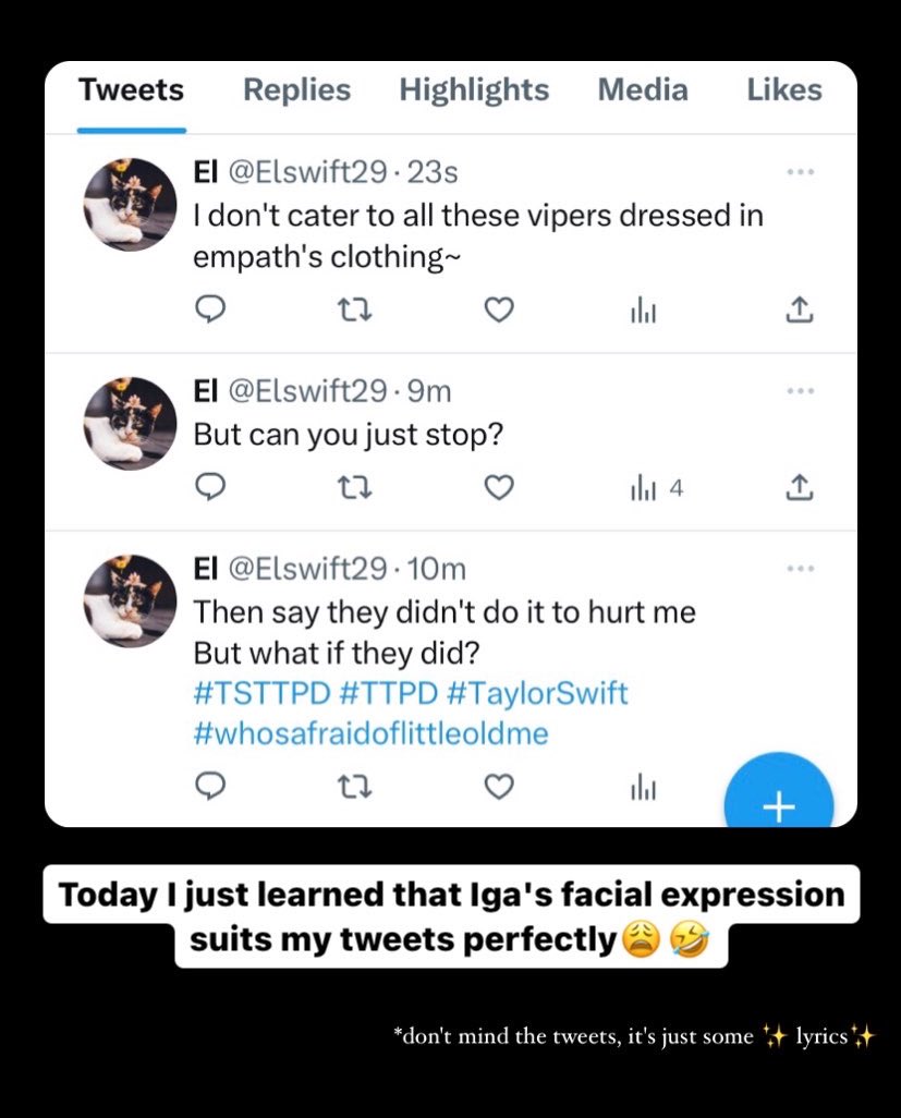 Elswift29's tweet photo. Muehehehe😼😹 https://t.co/5fk1B6em6u