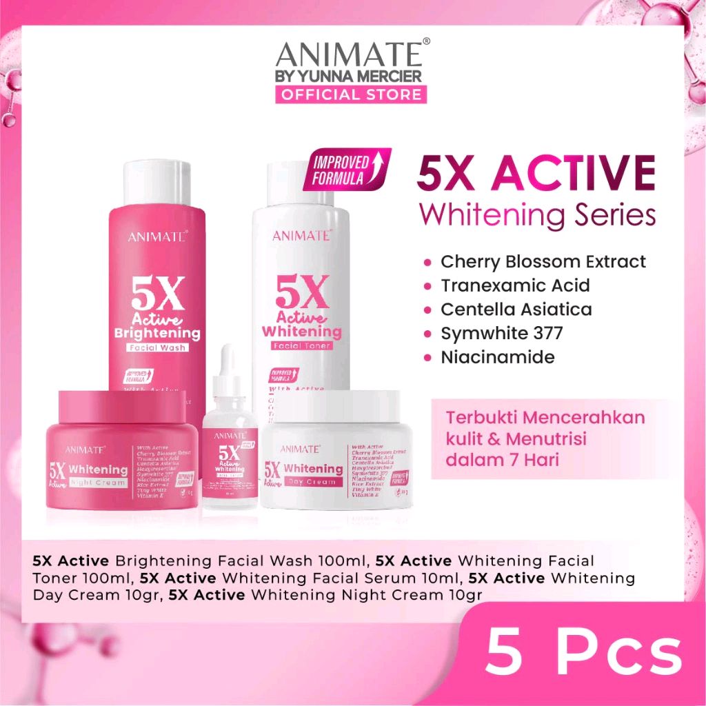 Linux_Band's tweet photo. Cek Animate 5x Active Whitening Series 5in1 dengan harga Rp99.000. Dapatkan di Shopee sekarang! https://t.co/VU7jmXD3yo https://t.co/ar4dmgJpyJ