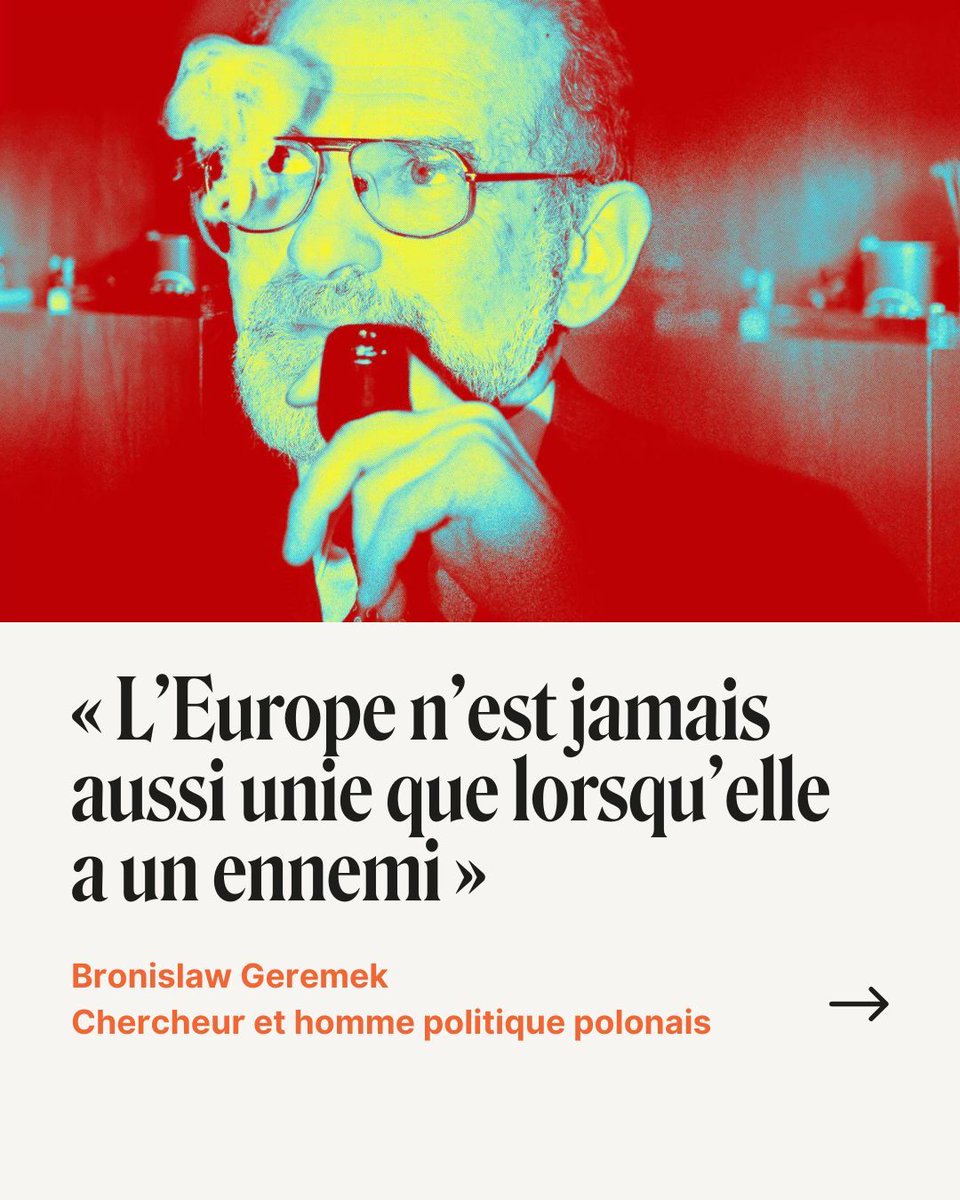 🇪🇺 [ACCÈS LIBRE] C’est le tout premier grand entretien publié dans nos pages. Il y a quinze ans, XXI échangeait avec Bronislaw Geremek, juste avant sa disparition. L’ancien conseiller de Lech Walesa a traversé l’Histoire. #Européenne ➡️ buff.ly/3yTegov