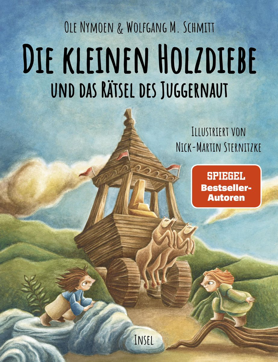Am 13. August erscheint im Insel-Verlag DIE KLEINEN HOLZDIEBE UND DAS RÄTSEL DES JUGGERNAUT von <a href="/nymoen_ole/">Ole Nymoen</a>  und mir. Es ist wunderschön illustriert von <a href="/nickmartinstern/">Nick-Martin Sternitzke</a> und kann nun überall vorbestellt werden!
<a href="/suhrkamp/">Suhrkamp Verlag</a> 
Eine Leseprobe gibt es hier:
suhrkamp.de/buch/die-klein…