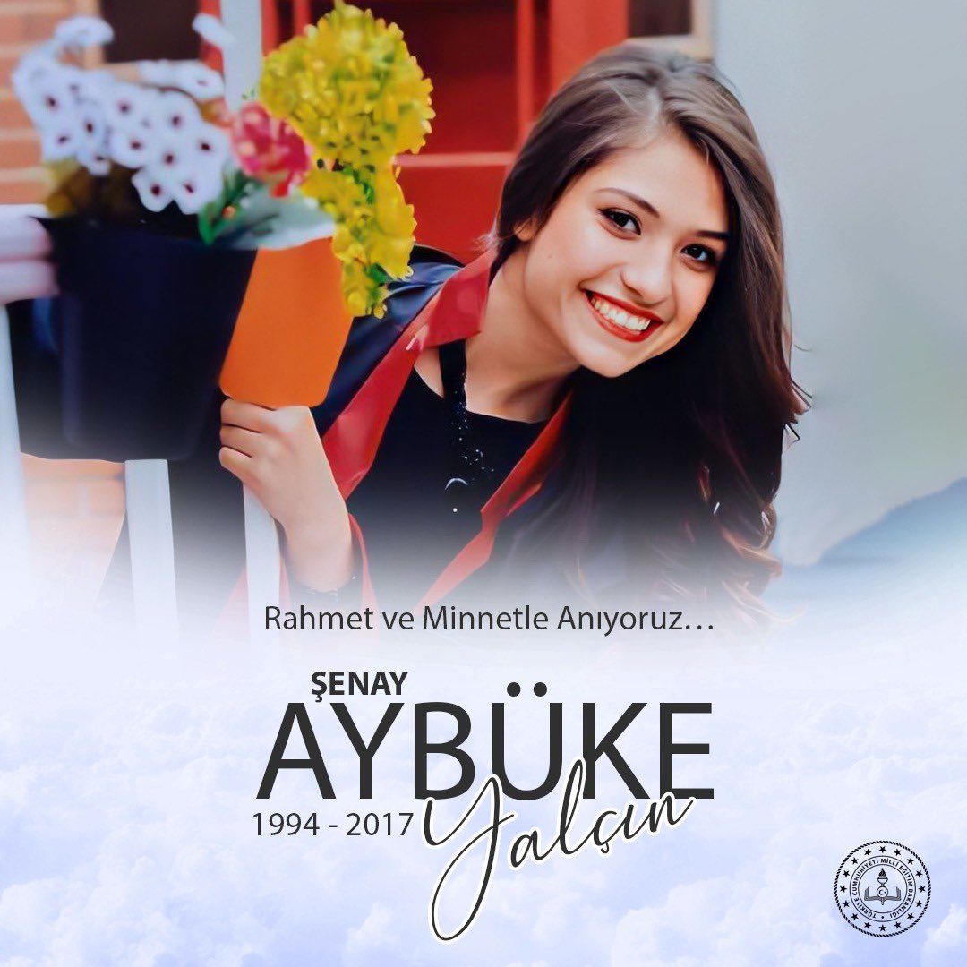 Maarifimizin ölümsüz neferlerinden Şenay Aybüke Yalçın Öğretmen'imizi şehadetinin yedinci yılında rahmet ve minnetle anıyor, terörün ve şiddetin her türlüsünü bir kez daha lanetle kınıyoruz. 

Eğitime adanmış hayatlarıyla geleceğimize ışık tutan ve acılarını içimizde sonsuza dek