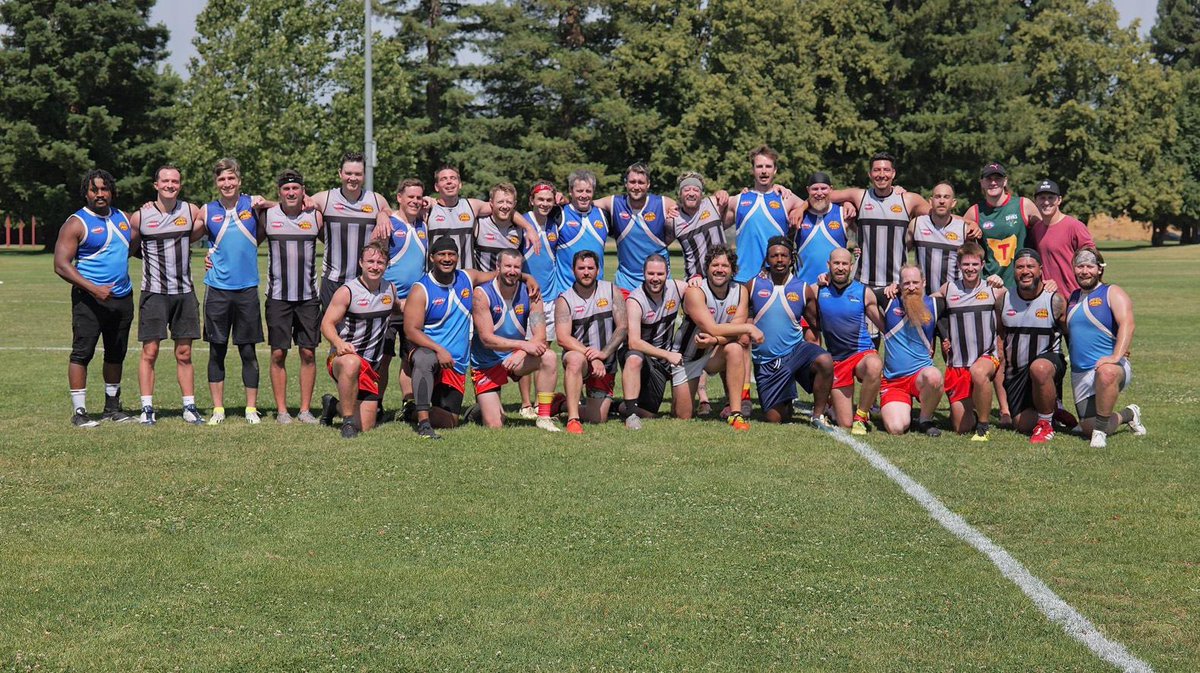 Great day for Aussie Rules! 🏉

@ Bryte Park in West Sacramento 

Join us next weekend! Register to drop-in: forms.gle/ojrXXANf6jpRRy…

#aussierules #usafl #sactownsports #sacramento #sactown #footy