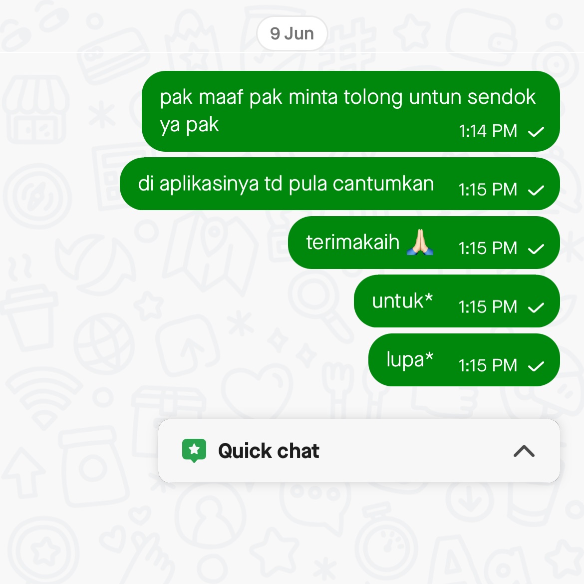 jenitams's tweet photo. makin tambah usia makin sering typo huft https://t.co/NnNJhTocBl