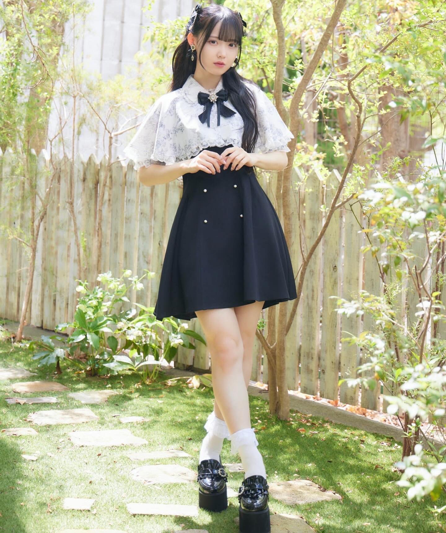 ROJITA／ロジータ セパレートケープワンピースブラック