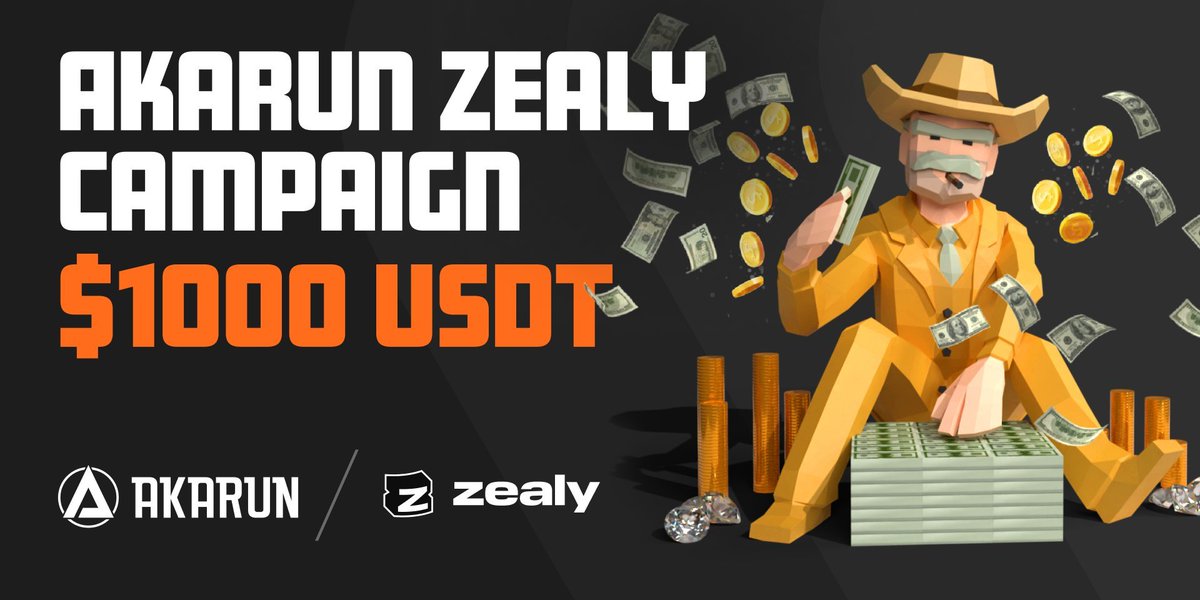 airdropinspect's tweet photo. New airdrop: Akarun (USDT)
Total Reward: $1,000 USDT
Rate: ⭐️⭐️⭐️⭐️
Winners: Top 25
Distribution: after airdrop ends

Airdrop Link: https://t.co/i6kMdWdyXR

#Airdrop #Airdrops #Airdropinspector #Akarun #USDT #ZealyAirdrop #ZealyGiveaway #NewAirdrop #BigAirdrop #Giveaways #WEB3 #Crypto #Blockchain #Bitcoin #BTC