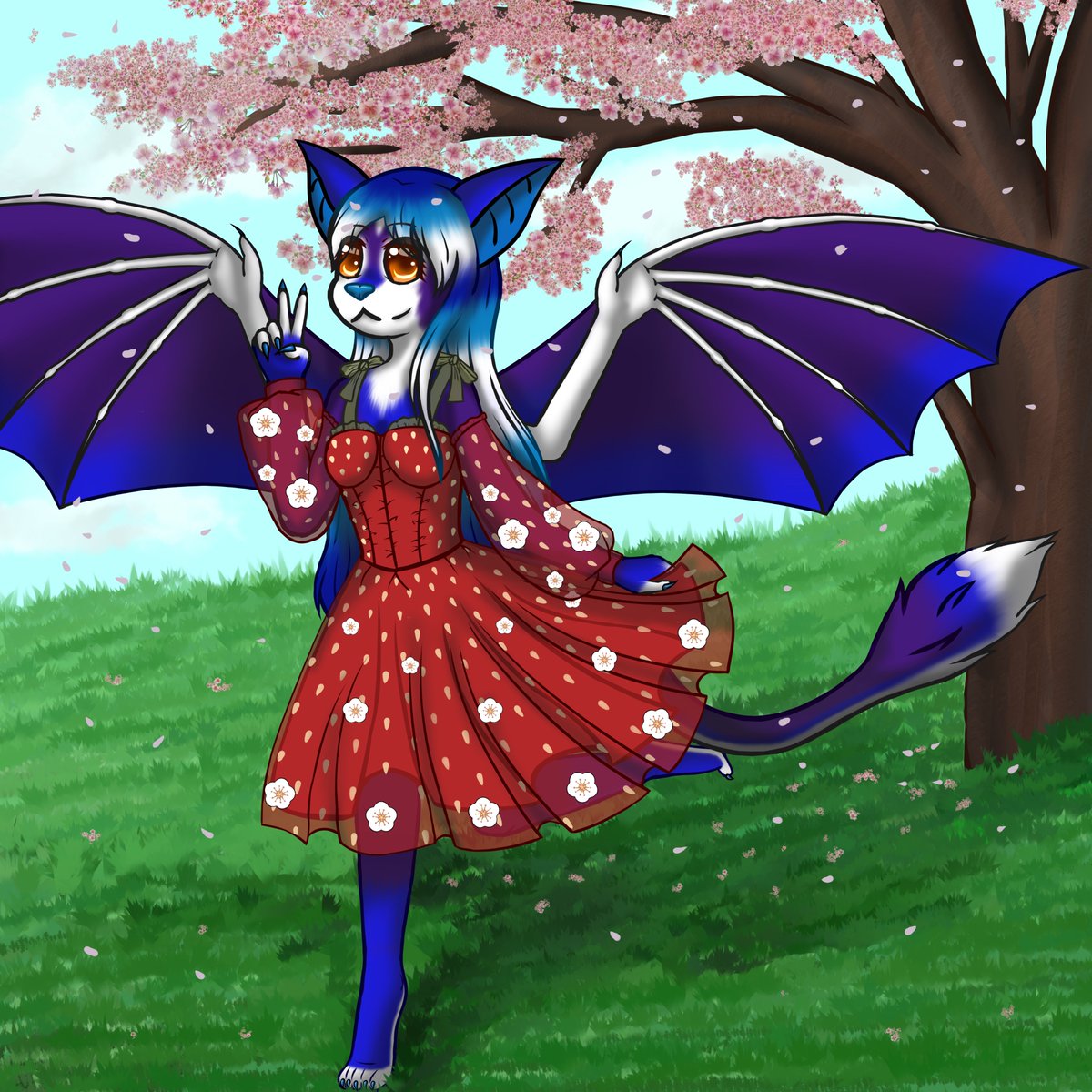 AlaskaTheState's tweet photo. Been wanting to get back into drawing and what better way than to draw Screech in the perfect dress. I usually get anxious and impatient so I end up taking shortcuts but this time I made sure I took my time on each part. #nyahallofanart https://t.co/InxcFrIQ0K