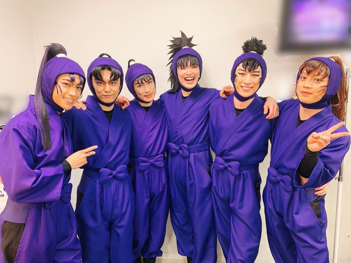 普段の六年生とか違う五年生衣装‼️
自分ではそこまで違和感無かったんですよね〜👀

＃忍ミュ