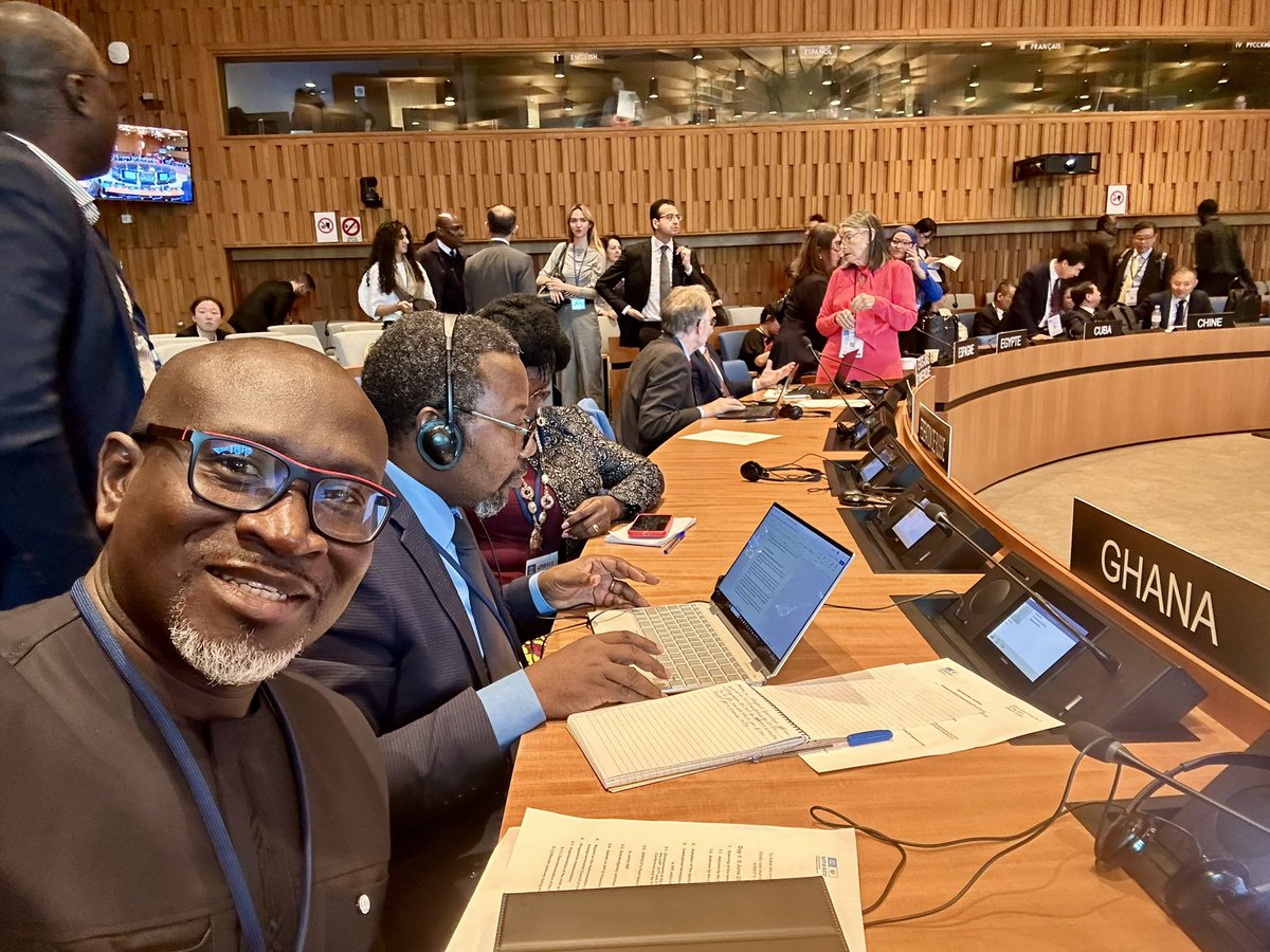 philpadi's tweet photo. It was a privilege to be part of the Ghana team at the 26th session of the UNESCO Intergovernmental Hydrological Programme (IHP) Council and the Science Colloquium in Paris. Still, Jesus is Lord !!! https://t.co/mv4VnKYvOj