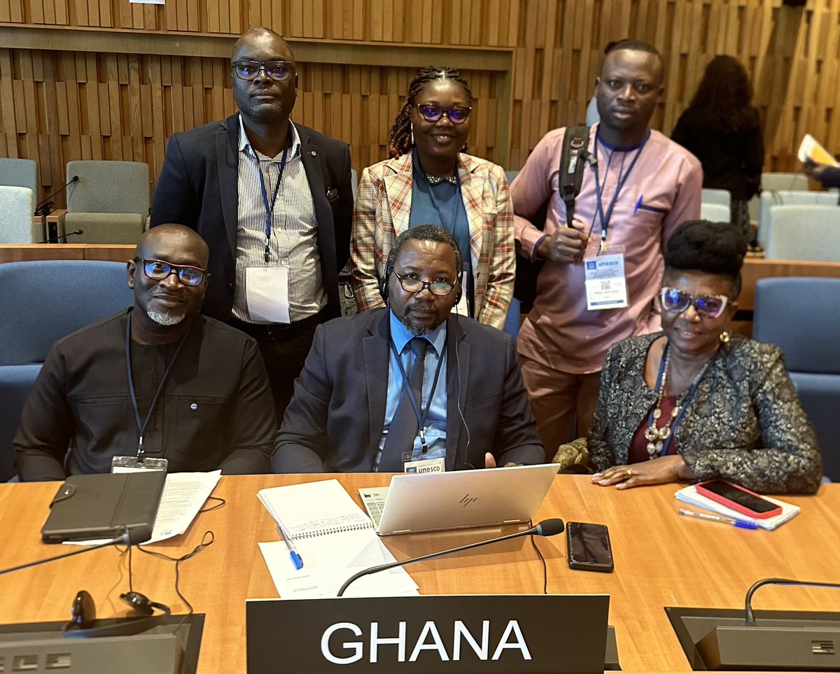 philpadi's tweet photo. It was a privilege to be part of the Ghana team at the 26th session of the UNESCO Intergovernmental Hydrological Programme (IHP) Council and the Science Colloquium in Paris. Still, Jesus is Lord !!! https://t.co/mv4VnKYvOj