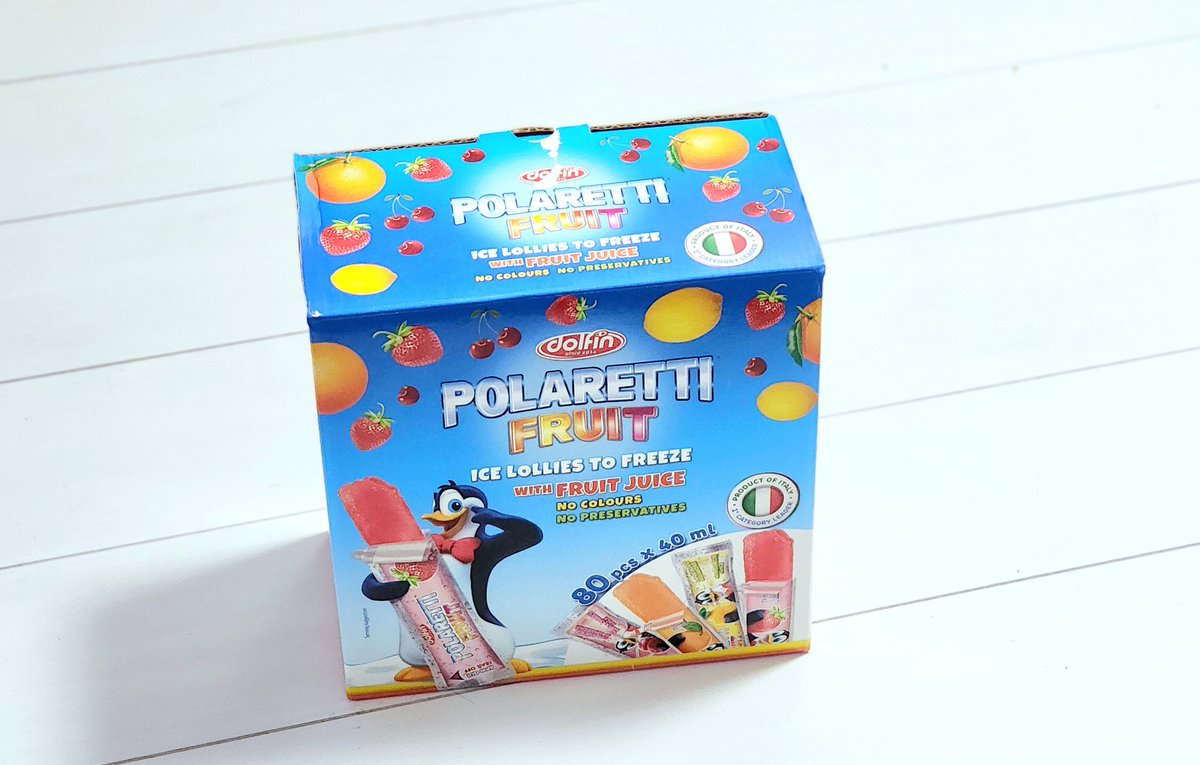 955_HIRO's tweet photo. コストコさんで買ってきた夏おやつの定番、ポラレッティ🐧
いちご、チェリー、りんご、オレンジ、レモンの5種がたっぷり80本入って込1,678円👍🏻
1本=21円🔥
シャリッとなる食感と爽やかテイストが抜群に美味しいコスパ最強の逸品🏆️
#POLARETTI https://t.co/czTgpKEomo