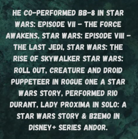 MrSamuelAllen's tweet image. Happy Birthday to #DaveChapman, he worked on many #StarWars projects. May he have a good one.