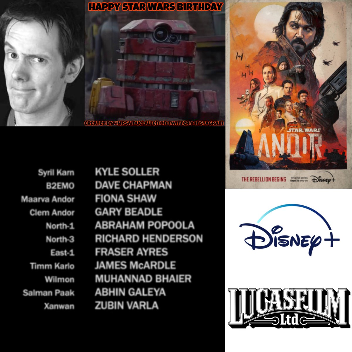 MrSamuelAllen's tweet image. Happy Birthday to #DaveChapman, he worked on many #StarWars projects. May he have a good one.