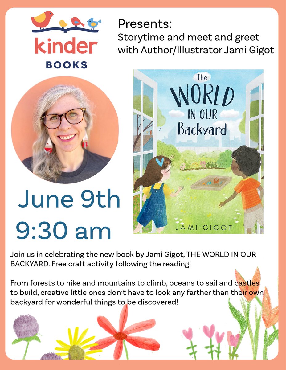 Join me at Kinder books tomorrow morning in New West!