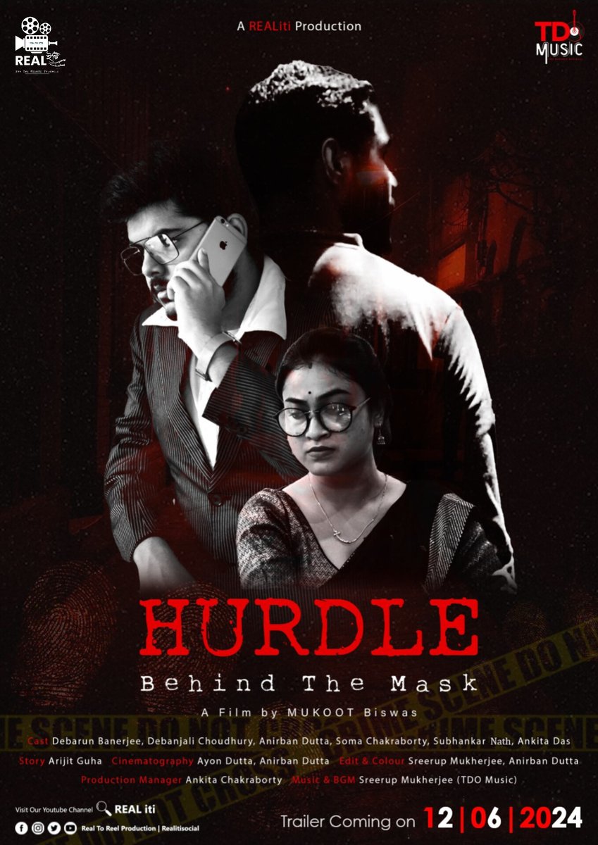 Woohoo🤯 HURDLE is coming in your Life😌🔥
Trailer Releasing 12th June😌🤟
Are you excited??

#realitisocial #hurdle #shortfilm2024 #bengalishortthriler #BengaliShortFilm #thriller #BanglaCinema #shortfilm