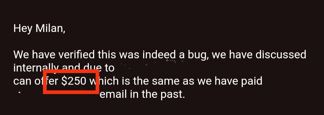 scriptkiddie___'s tweet photo. jai shri Ram 🙏
got 265$ bounty
Thanks to Lord shri krishna for this!
#Hacker #tryharder #server #bounty #scriptkiddie #love #inspription #unblock #bugbountyhunter https://t.co/GBC9V2fz44