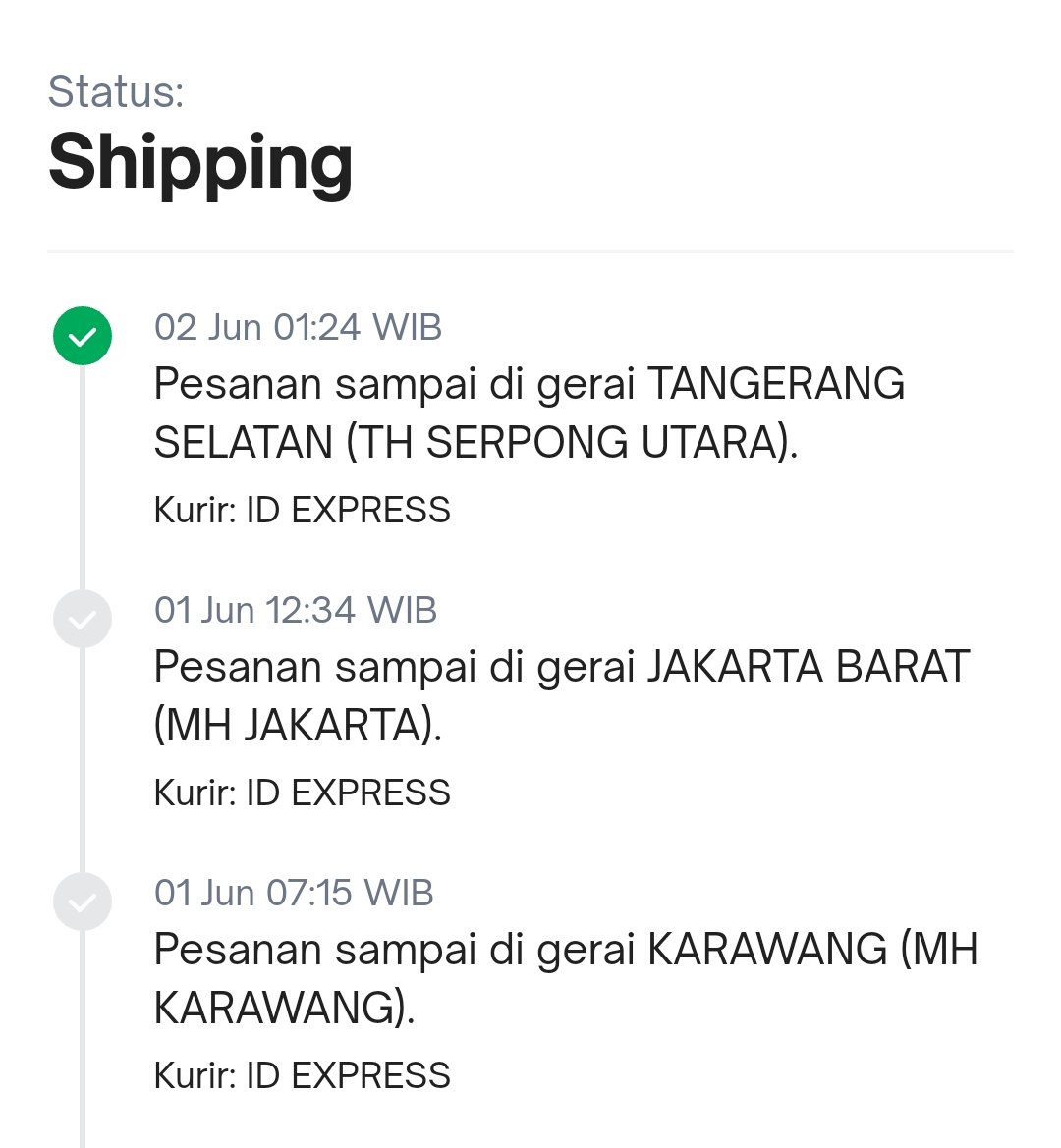 AdityaMan20's tweet photo. @albertntxt @mamedtoto_ @tokopedia @TokopediaCare @idexpress_care Lu masih mending bro, gua dari tanggal 2 belum di kirim kirim, padahal udah satu kota https://t.co/2nZOuaQXi3