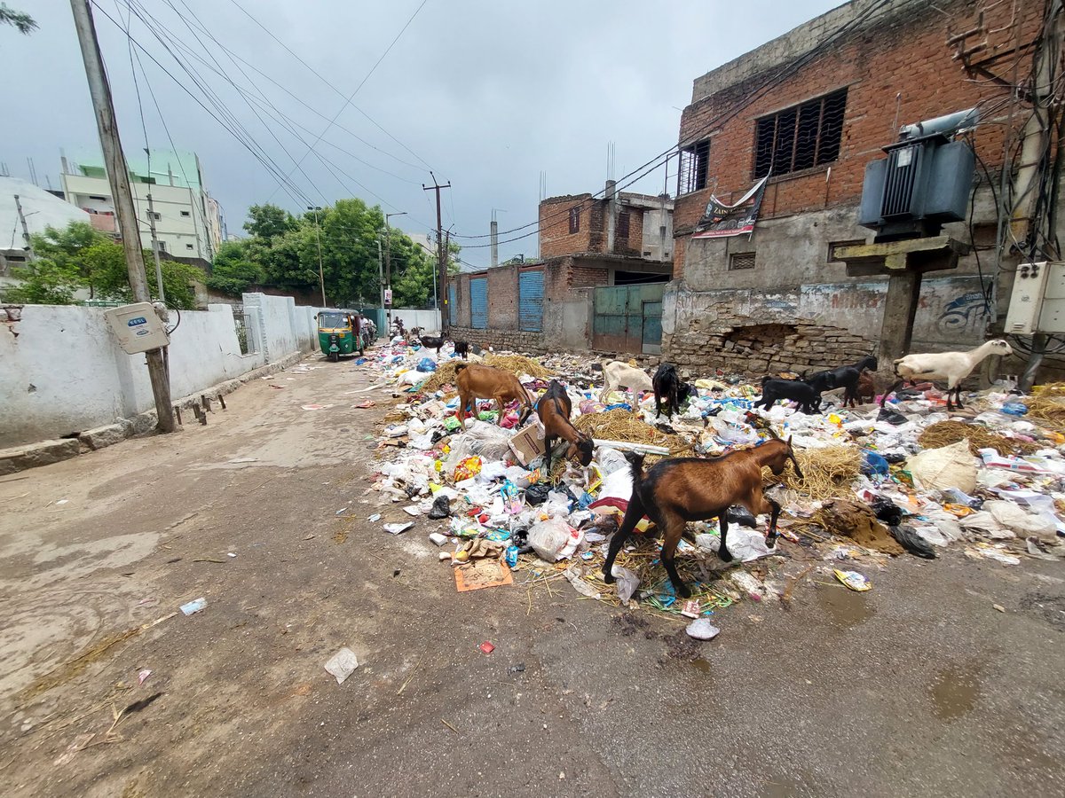najeebhyd's tweet photo. @GHMCOnline Dear Sir, As required please note details.
Location: Opposite Kamatipura Police Station
Circle: 9
Ward: 53
Please take immediate action remove garbage point permanently &amp; send garbage autos.
@gadwalvijayainc @amjedmbt @asadowaisi @revanth_anumula @ZC_Charminar @CommissionrGHMC https://t.co/42xcRnprox