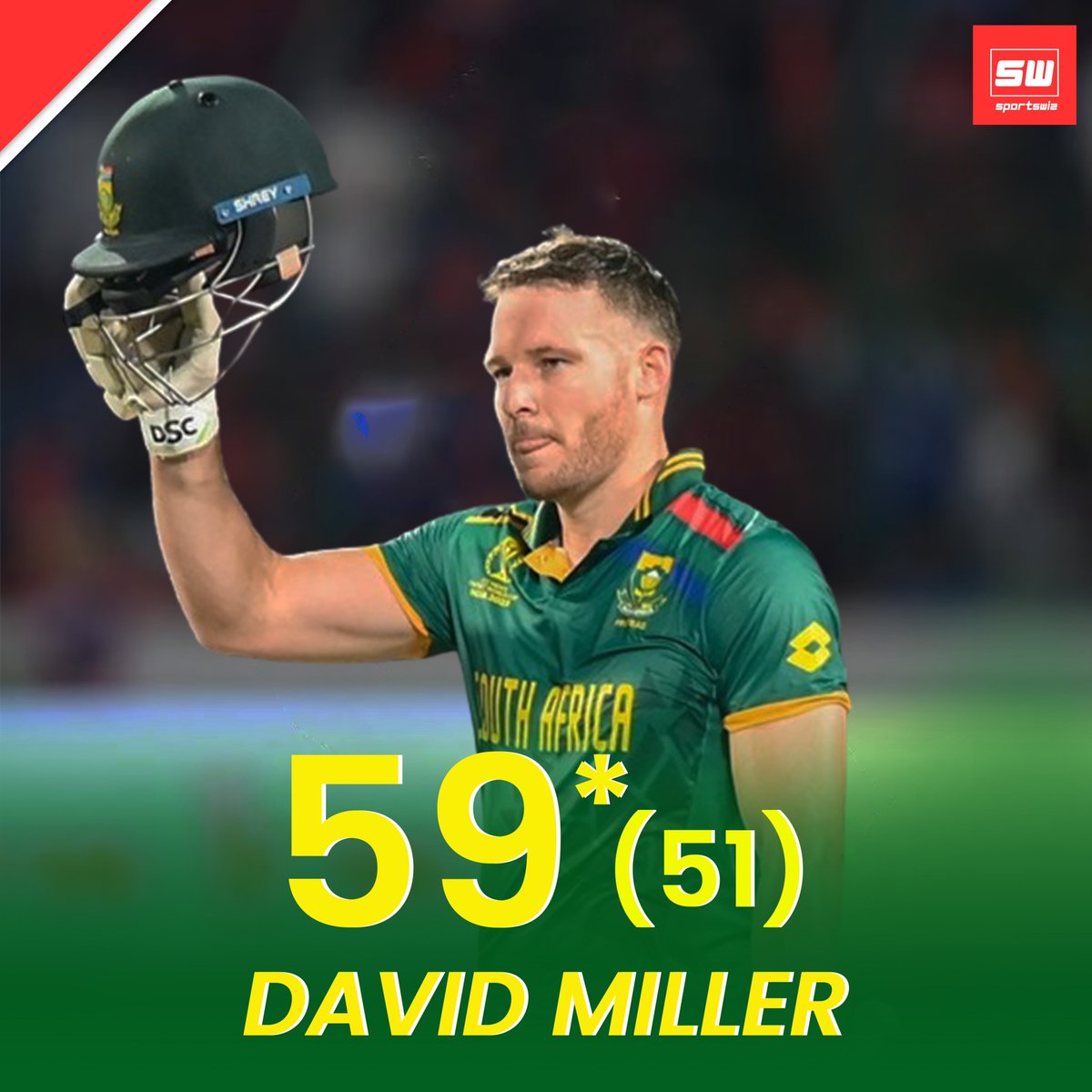mysportswiz's tweet photo. David Miller claims the Player of the Match award for his match-winning performance against the Netherlands. Hits 59* in 51 balls.
.
#sportswiz #DavidMiller #SouthAfrica #NEDvsSA #DavidMiller #T20WorldCup2024 #BabarAzam #RohitSharma #INDvsPAK #IndiavsPakistan #INDvsPAK #WIvUGA https://t.co/Vph5qoe7m4