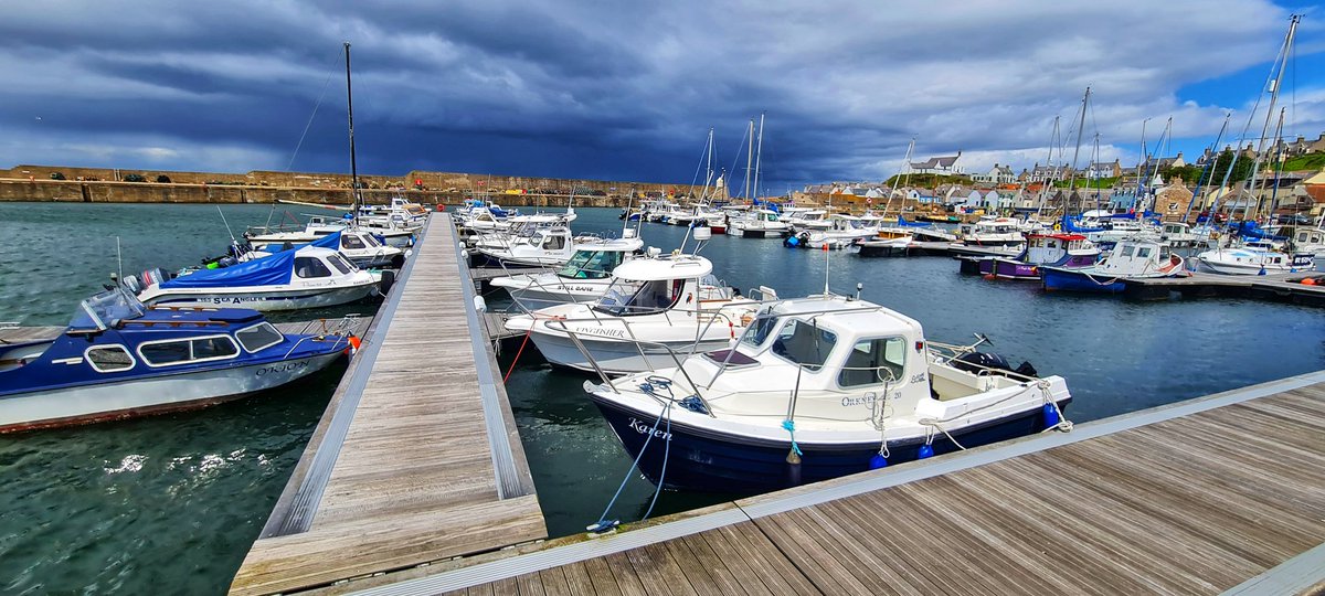 Val_BB's tweet photo. A visit to #Findochty Harbour and not a soul in sight. I can't blame them looking at the dark clouds following us!
@visitabdn @VisitScotland π΄σ §σ ’σ ³σ £σ ΄σ Ώ https://t.co/9IZs8mu6Oq