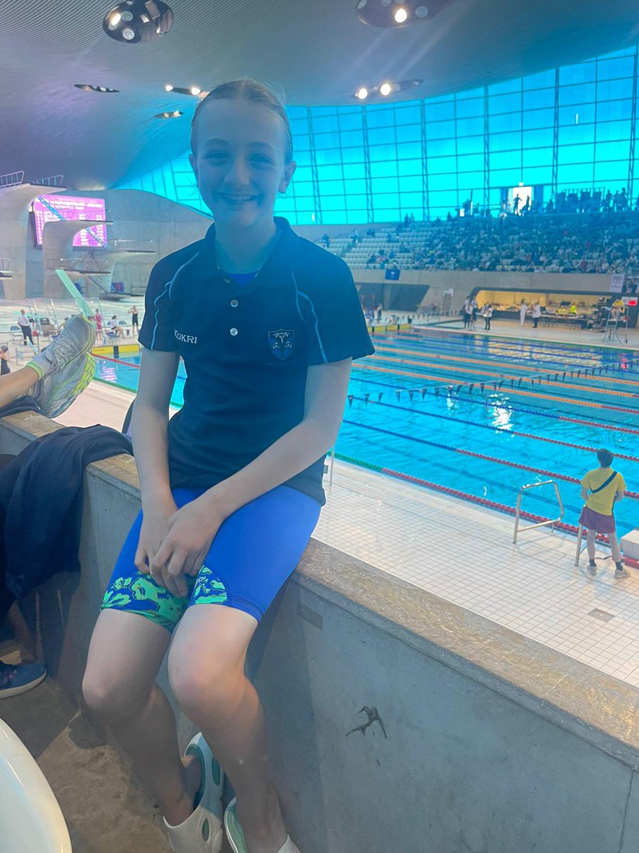 Huge congratulations to <a href="/StMargaretsPrep/">St Margaret's Prep Calne</a> Polly for finishing 5th in her heat and 11th overall, narrowly missing out on a place in the final by just 0.02 of a second in the U11 girls backstroke.