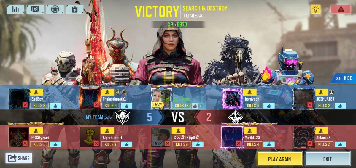Nimz2016's tweet image. My team spent the whole time questioning if I was lucky or actually cracked 🤣🤣🤣🤣 I told them lucky  🤣🤣🤣🤣🤣 #codmoblie #callofdutymobile #shotgunner