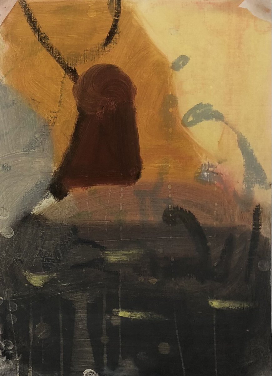 _susiehamilton's tweet image. Andrew Marvell #pastoralpoems ‘Upon Appleton House’, ‘The Garden’, ‘The Mower’, #gardenofeden #fallofman #blotonthelandscape #radiance #shadows #light #figuresinlandscape #andrewmarvellpoems #andrewmarvell #acrylicpainting #worksonpaper