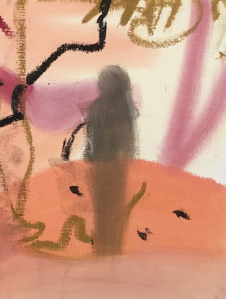 _susiehamilton's tweet image. Andrew Marvell #pastoralpoems ‘Upon Appleton House’, ‘The Garden’, ‘The Mower’, #gardenofeden #fallofman #blotonthelandscape #radiance #shadows #light #figuresinlandscape #andrewmarvellpoems #andrewmarvell #acrylicpainting #worksonpaper