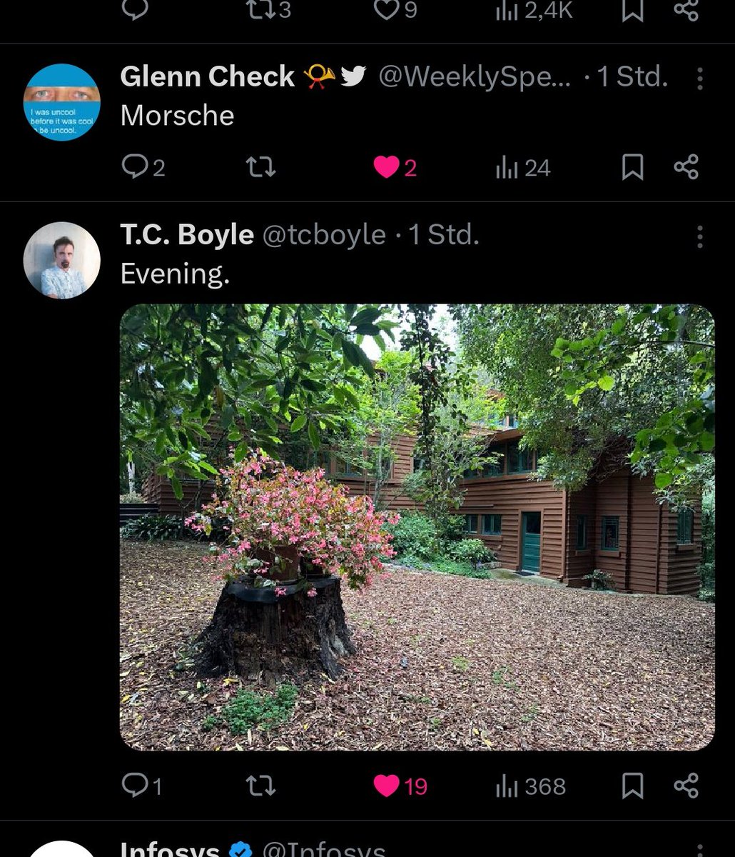 kwkatiwe's tweet photo. On one side it's in the morning and on the other in the evening.
Have a nice day, @WeeklySpectator and you, Mister @tcboyle a good night! #TwitterMatch #TwitterTreffer https://t.co/BwTgkbN1o6