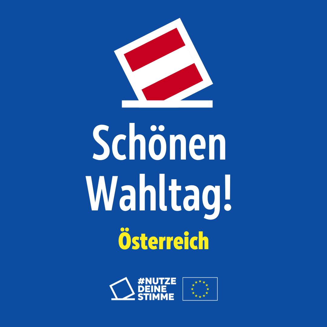 🇪🇺🗳️ Es ist soweit! Heute wird in ganz Österreich in den Wahllokalen über die Zukunft der EU entschieden. #Europawahl2024

Die Ergebnisse werden auf unserer Website veröffentlicht werden: results.elections.europa.eu/de/ 

#NutzedeineStimme. Sonst entscheiden andere für dich.
