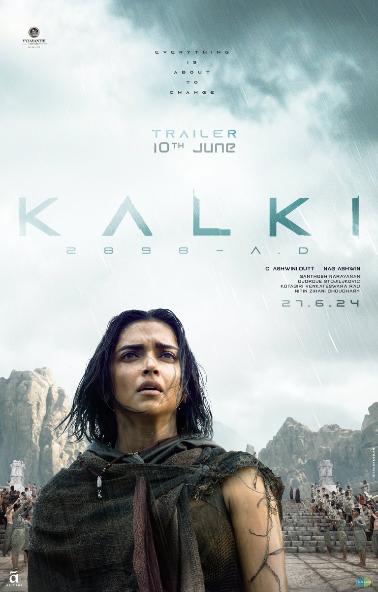 VyjayanthiFilms's tweet photo. 𝐓𝐡𝐞 𝐡𝐨𝐩𝐞 𝐛𝐞𝐠𝐢𝐧𝐬 𝐰𝐢𝐭𝐡 𝐡𝐞𝐫.

#Kalki2898AD Trailer out Tomorrow.

@SrBachchan @ikamalhaasan #Prabhas @deepikapadukone @nagashwin7 @DishPatani @Music_Santhosh @VyjayanthiFilms @Kalki2898AD @saregamaglobal @saregamasouth #Kalki2898ADonJune27 https://t.co/6Litj5Kr2q