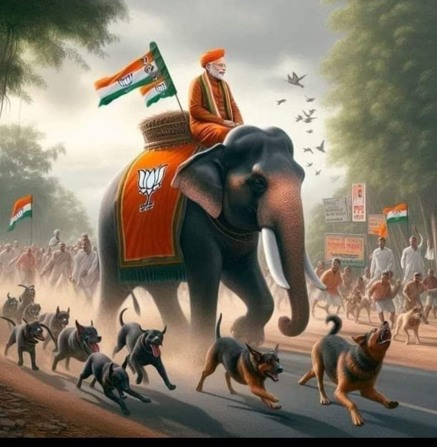 jpsin1's tweet image. हाथी चले बाजार
कुत्ता भौके हजार