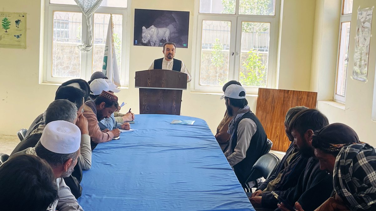 PersLeopWG's tweet photo. The Ranger Award Ceremony took place on June 5, 2024 at the National Environmental Protection Agency in Bamyan, Afghanistan under support of @persleopwg and cooperation with @TheWCS Afghanistan. The 10 nominated rangers received cash prizes and appreciation letters. https://t.co/7jT1pDeyAs