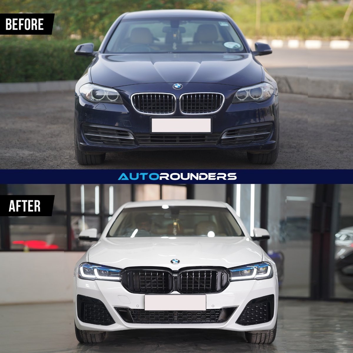 Autorounders's tweet photo. BMW 5 Series ka ye upgrade nahi dekha toh kya dekha😍 We have upskilled the BMW 5 Series from F10 to F90 and painted in the Premium Solid White shade🤍

Visit the link for the full video👇🏻

https://t.co/SaE4mKrmI3

#Autorounders #BMW5Series #Mumbai #Hyderabad #Pune #ThaneGBRoad https://t.co/omxH8NiS49