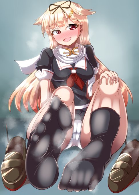 そんなわけでskeb納品しました…!
ムレムレ靴下足裏を嗅がせてくれる夕立ちゃんです。
ご依頼、ありがとうございました…!(*'ω')
https://t.co/eX6uHeP9xH 