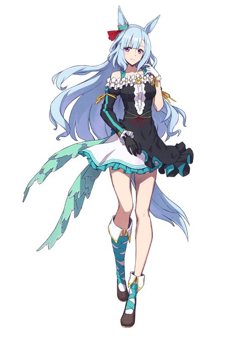 クリノクロア・ライン メジロアルダン ウマ娘』“メジロアルダン”が勝負服“クリノクロア・ライン”の姿で