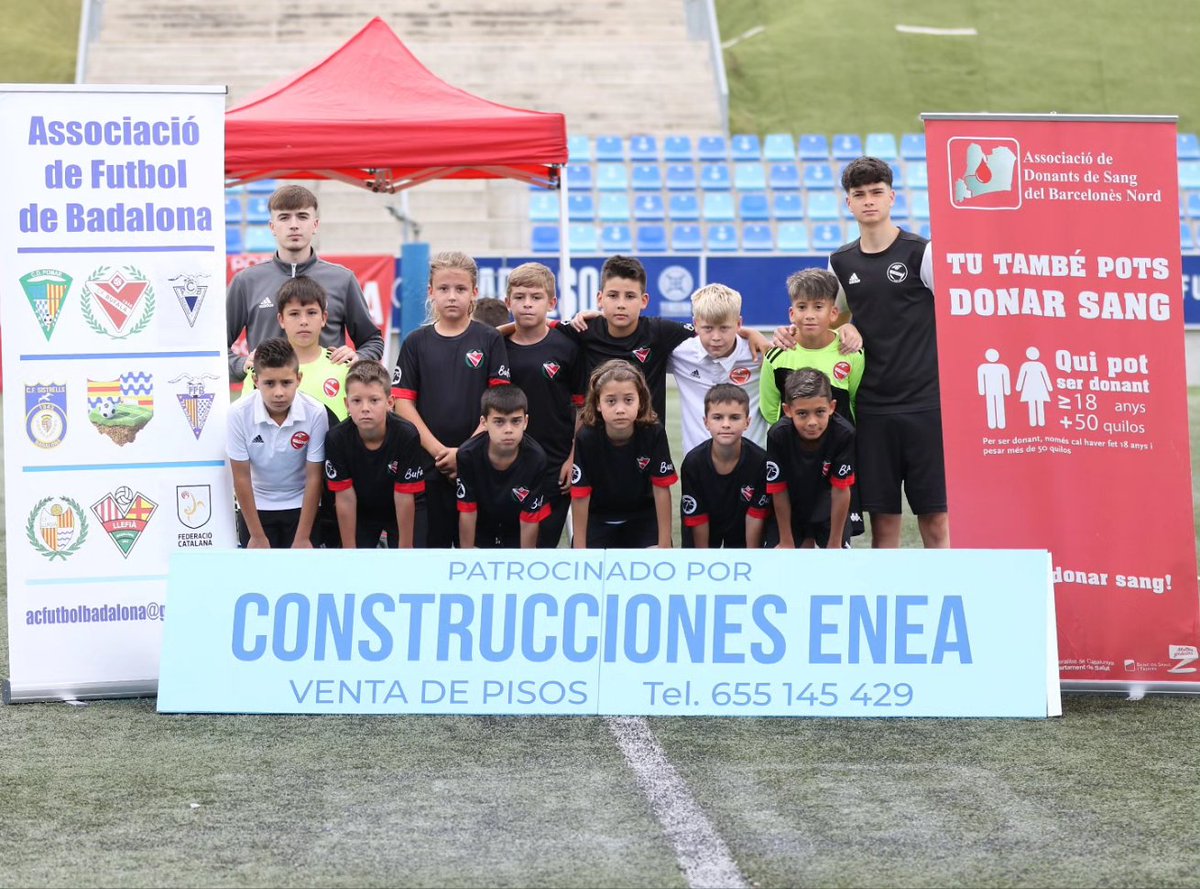 Asoc_CF_BDN's tweet photo. 𝐈𝐈𝐈 𝐓𝐎𝐑𝐍𝐄𝐈𝐆 𝐂𝐈𝐔𝐓𝐀𝐓 𝐃𝐄 𝐁𝐀𝐃𝐀𝐋𝐎𝐍𝐀
🧒🏻 Categoria Benjamí

🧒🏻 @cfbufala
🧒🏻 @cfsistrells1943
🧒🏻 @ffbadalona

(1/2)

🗞️ Construcciones Enea 

#TBCiutatdeBadalona | #futbolcat | #Badalona | #ConstruccionesEnea https://t.co/l0S06bSj4w