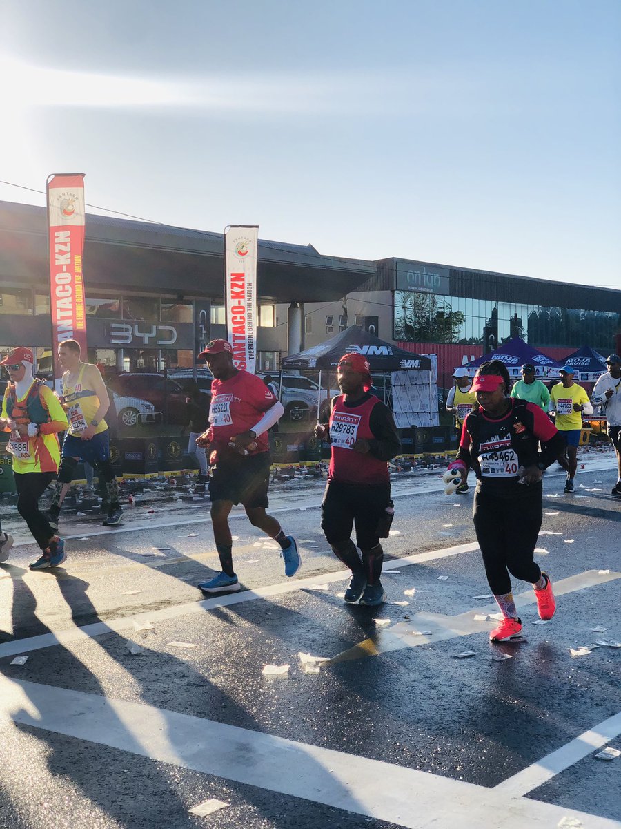 SANTACO KZN together with Moja cruise went on to support thousands of the Comrades Marathon participants. The race started Durban and will end in Pietermaritzberg. Good luck to all the participants and we commend your courage to partake in the worlds oldest marathon🙌🏻 #santaco