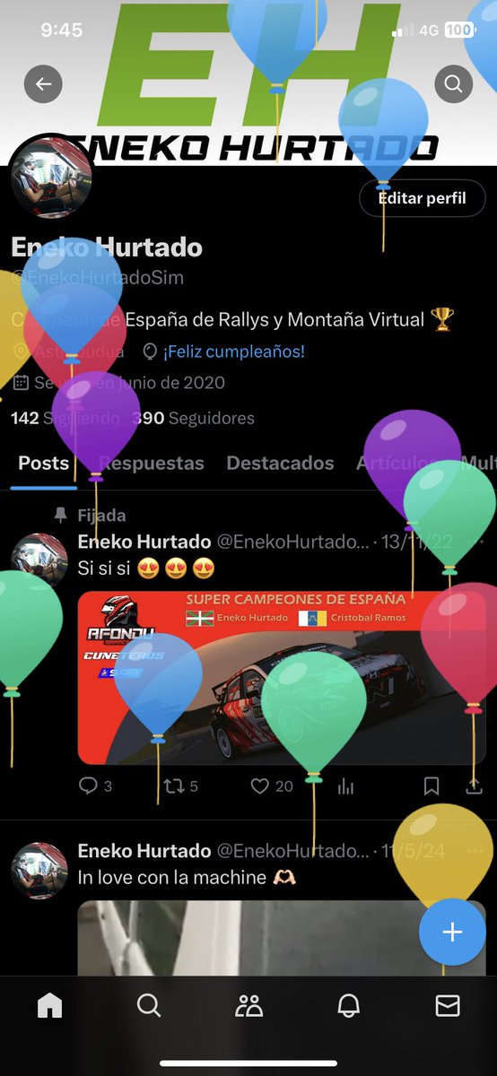 21 globos ya 😋😋