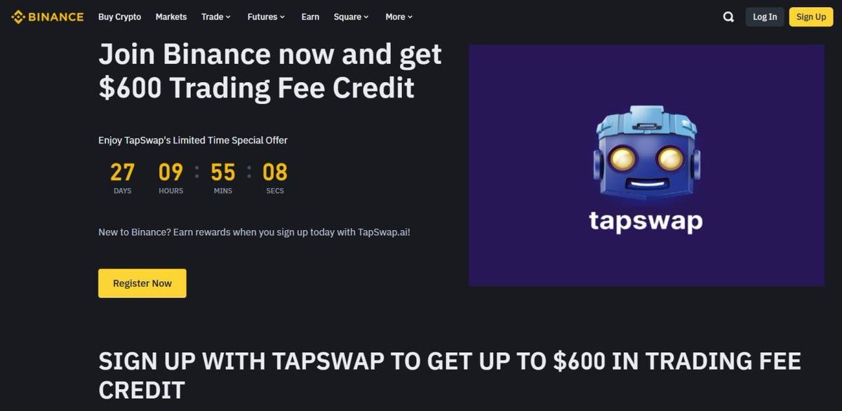 X5capitalbro's tweet photo. Hurry up and sign up for Tapswap, guys, it's ready for Binance, only 26 days left.

https://t.co/dTQG8YvmIj https://t.co/n0RHQ0pAvL