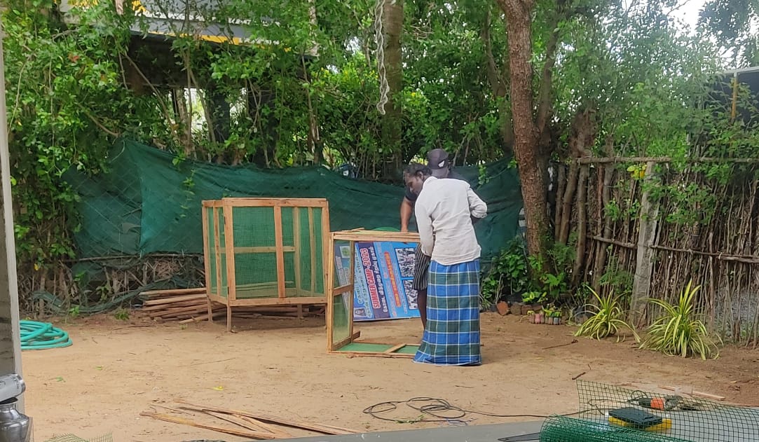 As part of our work, FIN has been designing and making large dustbins to ensure that people in #Kameswaram have designated spaces to throw their #trash and also separate it by biodegradables and #recyclables. Will keep you all updated soon