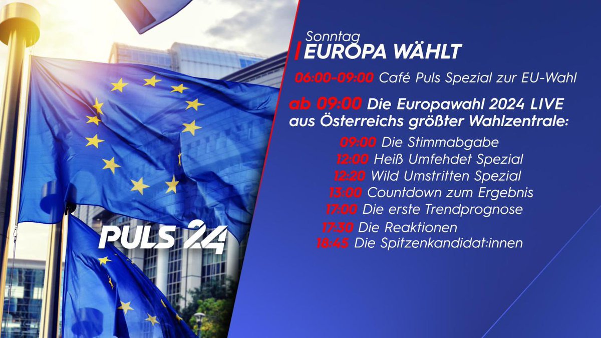 corinnamilborn's tweet image. die längste Wahltagsberichterstattung aller Zeiten läuft seit 6 auf #puls24 - schaut rein
