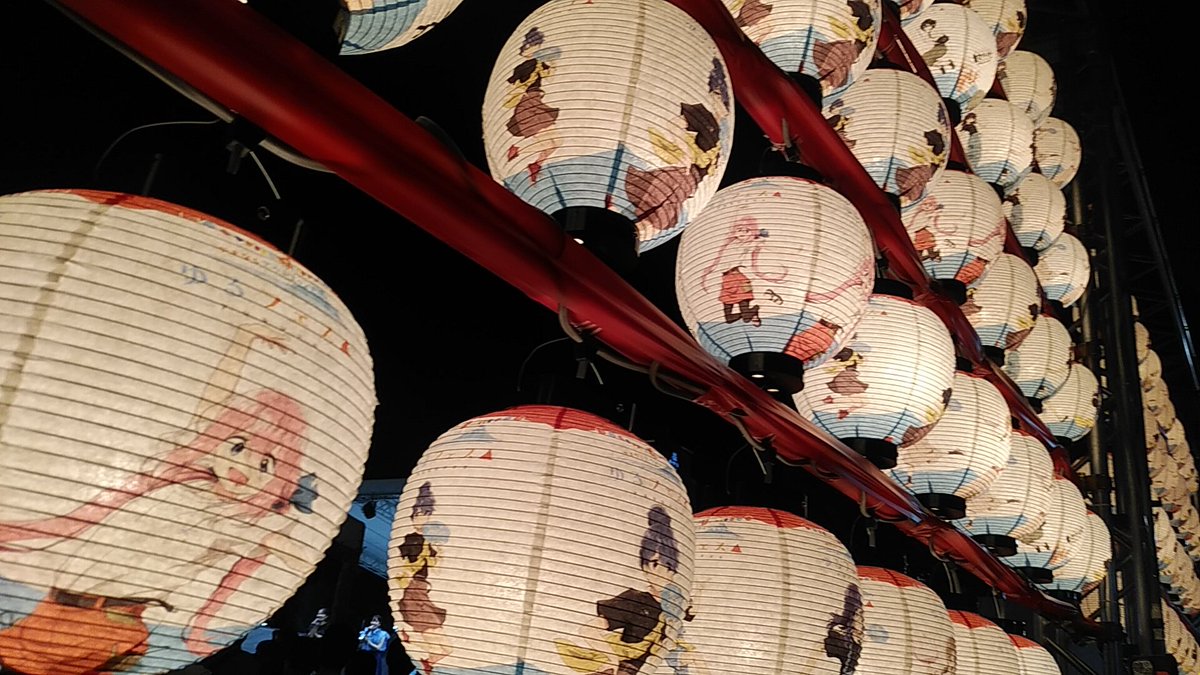 ゆるキャン「#ゆるフェス昨夜の。ゆるキャン音楽祭終演後すぐ甲府駅に直行したのに、さっきまで音」|沖庵のイラスト