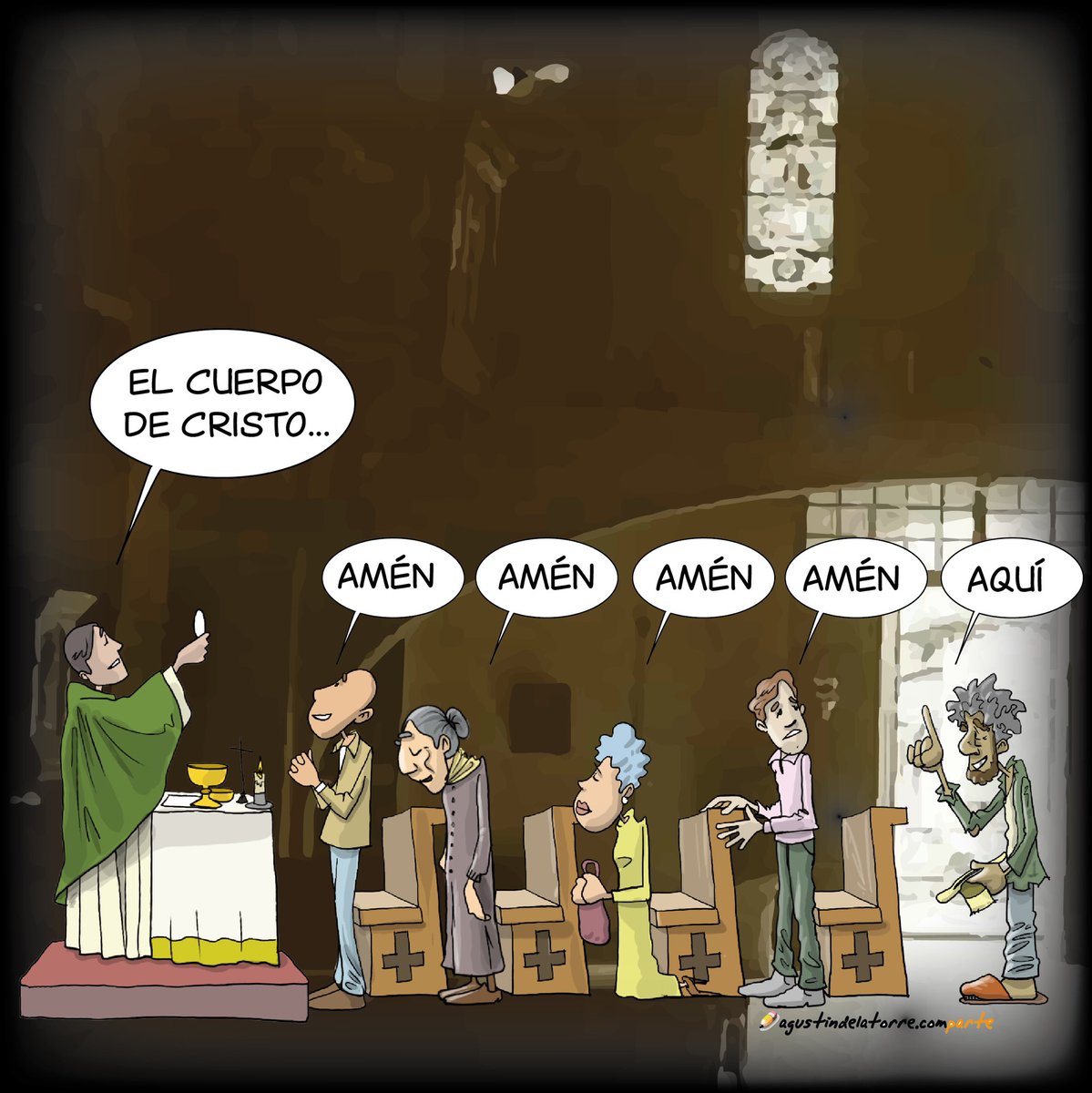 #FelizDomingo #9J de #eleccioneseuropa. Hoy votaré sabiendo que mis hermanas y hermanos son las personas migrantes, empobrecidas y violentadas, las más necesitadas de #JusticiaSocial y de paz.

👇 <a href="/agustindlatorre/">Agustín de la Torre</a>