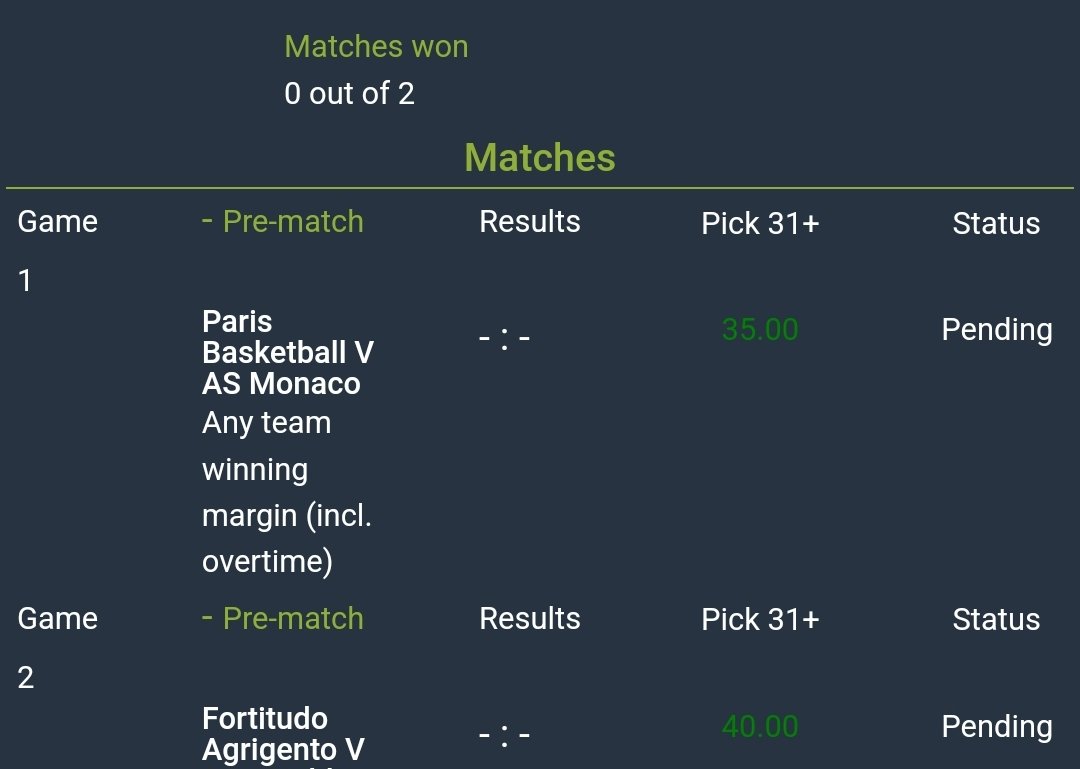 Basketball tip of the day 💫🏀
1,400 odds.

Click here to bet 👇
maybets.com/share/MHJUZ