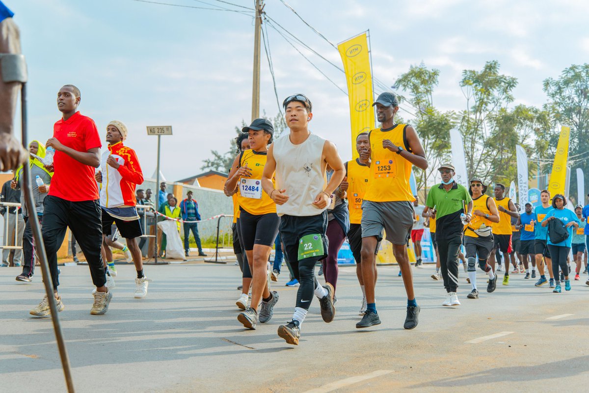 KigaliMarathon's tweet photo. Today we are blessed to be with the CEO of the NBA Africa , @cakamanzi in the #KigaliMarathon2024 19th Edition Global Elite Label. https://t.co/h9q8h3L4Vi