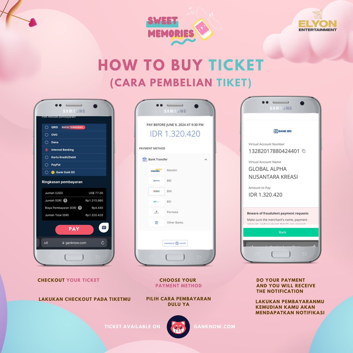 ElyonManagement's tweet photo. Open ticket : 22 June 2024

Eternity Ticket will be open first at:
Time : 10.00 GMT+7 (WIB) Thailand/ Jakarta Time

Opulance Ticket open at :
Time : 13.00 GMT+7 (WIB) Thai/Jakarta Time

Elysium Ticket open at :
Time : 15.00 GMT+7 (WIB) Thai/Jakarta time

#sweetmemorieswithfluke https://t.co/QiMpsqhEuY