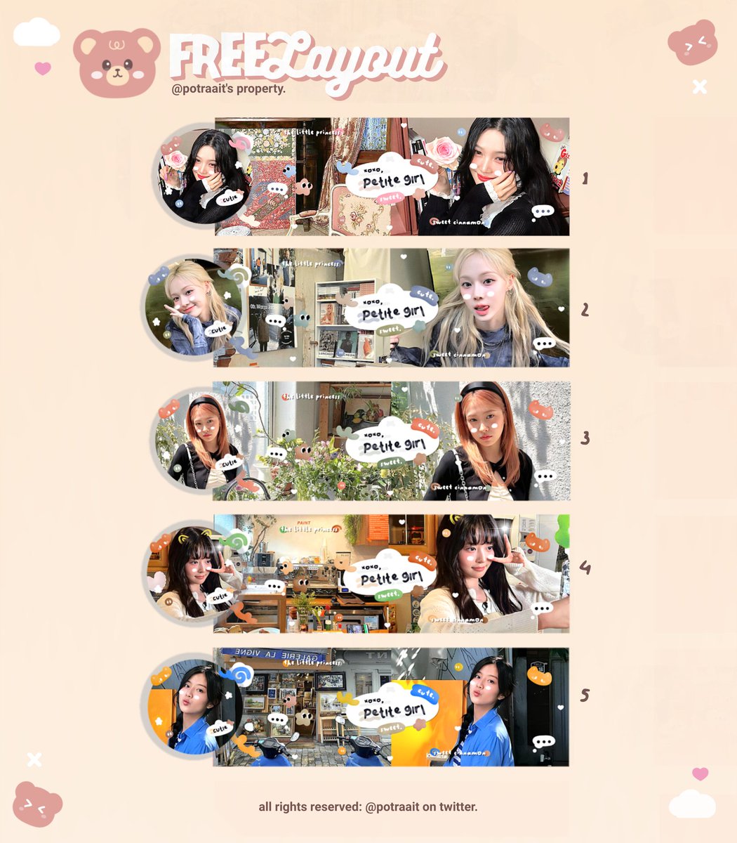 help retweet, makasih!🧸

halo__< aku bawa FREE layout dalam rangka mengapresiasi kak @firemaqn karena sudah bekerja keras selama ini 🤩🌷

🗓️ : 09/06/2024
⏰ : 19.20 wib
💌 : by DM

untuk rules bisa cek tweet dibawah yaap! 🫶🏻
#zonauang #zonaba